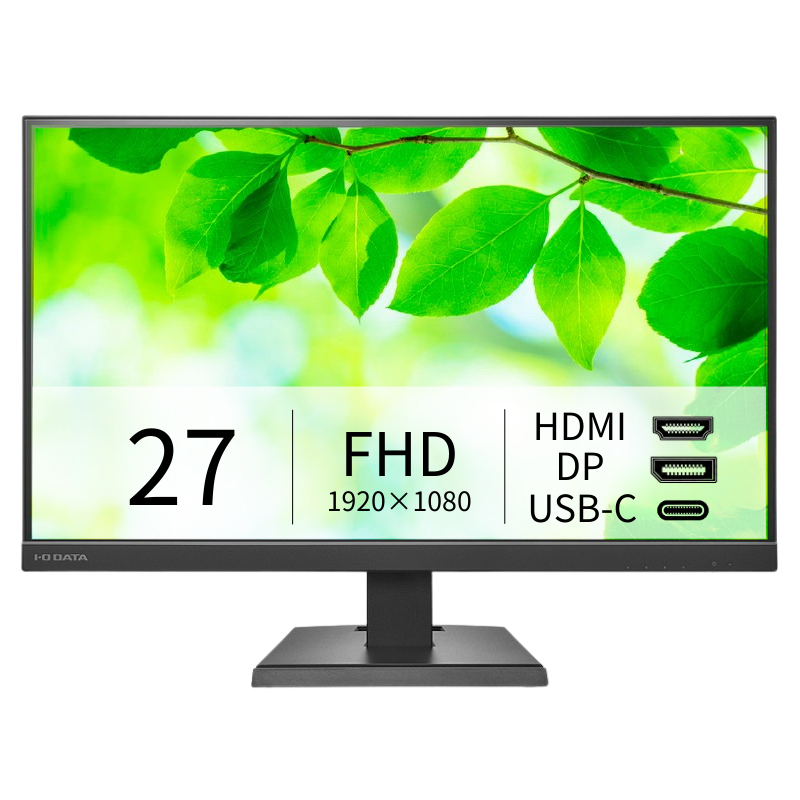 LCD-C271DBプレミアムアウトレット／27インチ フルHD液晶モニター ブラック
